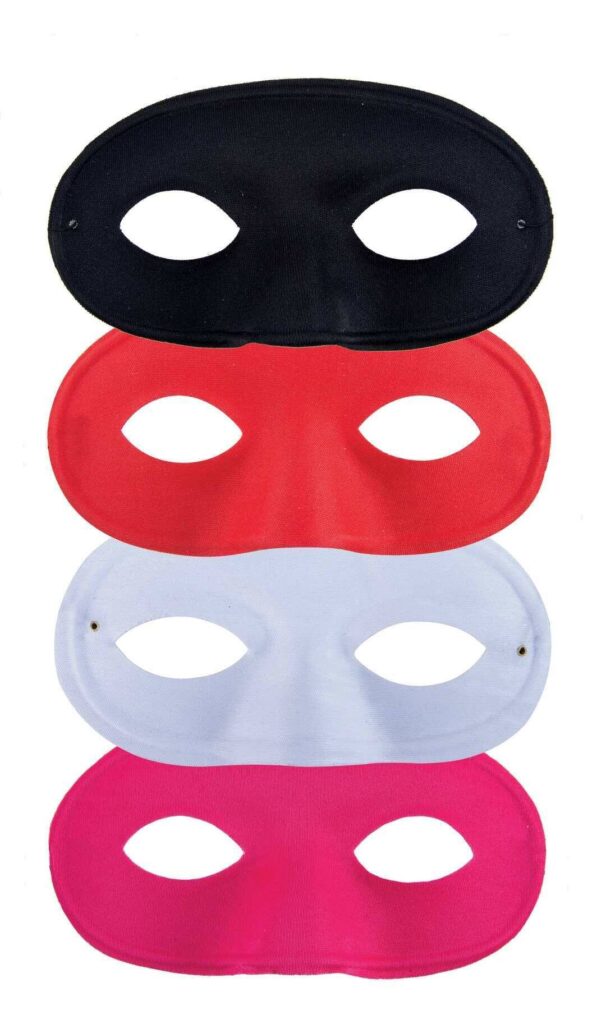 LOT MASQUES LOUPS (Assortiment 4 coloris)