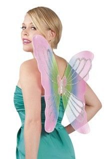Ailes de papillons couleurs pastels 56/46 cm