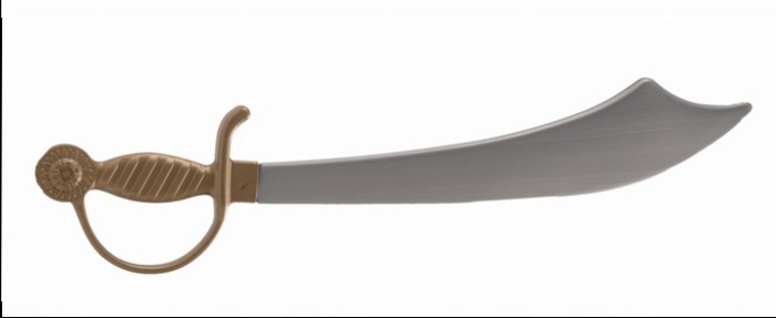 Sabre pirate 52 cm en plastique