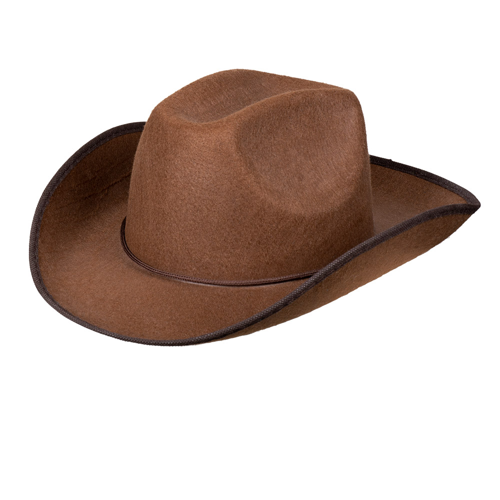 CHAPEAU COW BOY MARRON