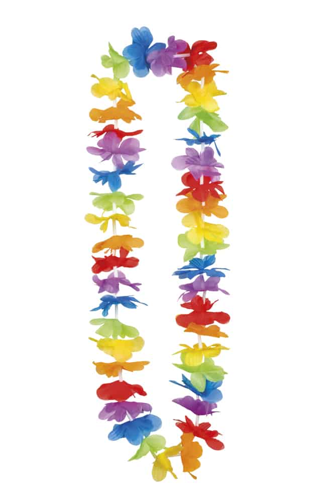 COLLIER DE FLEURS HAWAI (Collier Arc en ciel) – Image 3