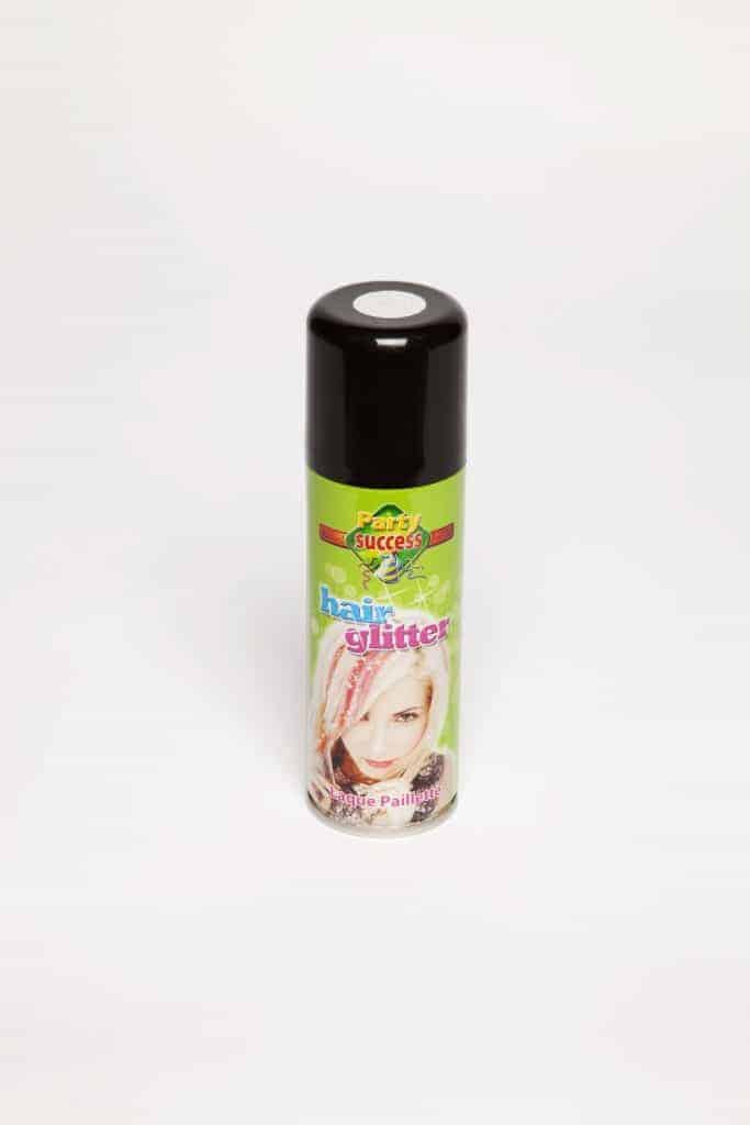 Bombe couleur argent 125 ml pour cheveux a paillettes