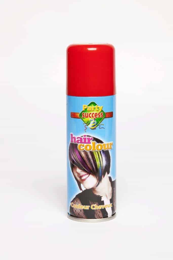 Bombe pour cheveux couleur rouge 125 ml