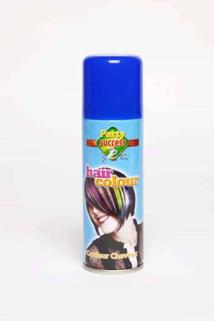 Bombe aerosol couleur bleue pour cheveux 125 ml