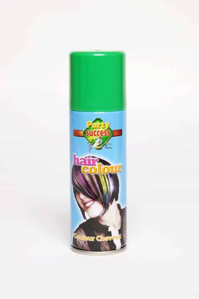 Laque cheveux verts