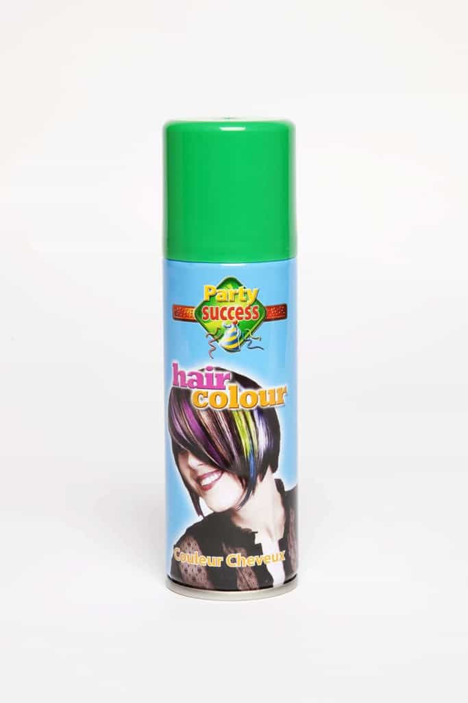 Laque cheveux verts