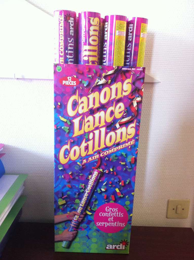 Canon à confettis