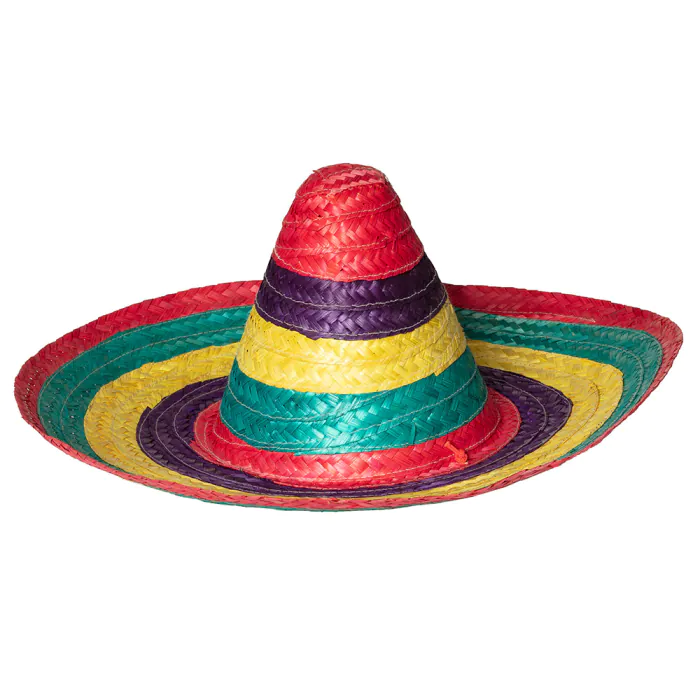 CHAPEAU MEXICAIN (Multicolore - 49 cm) – Image 2