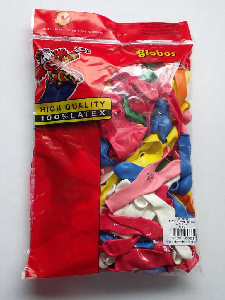 Ballons animaux sac de 100 pièces