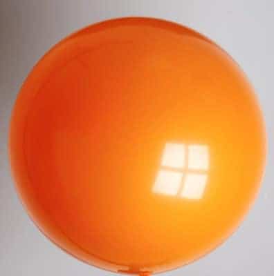 ballon orange geant