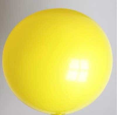 ballon jaune diametre 1m