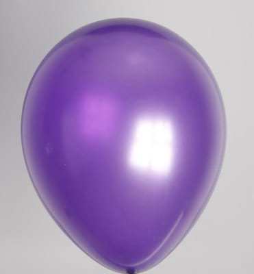 Ballons violets métal