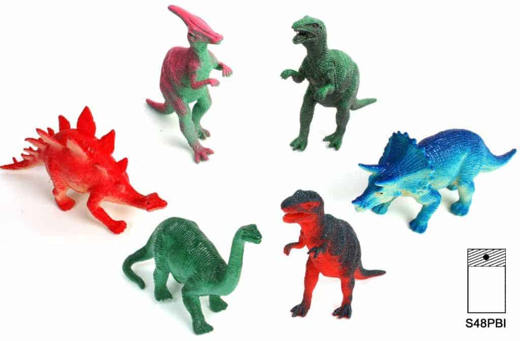 Monstres prehistoriques en plastique