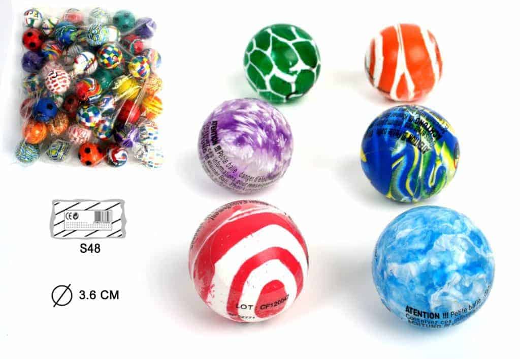 Assortiment balles rebondissantes