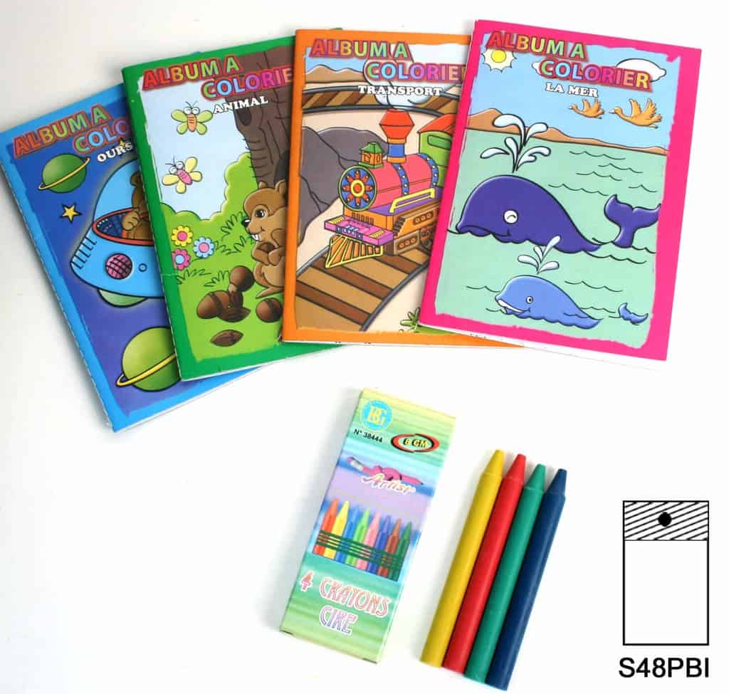 album coloriage et crayons