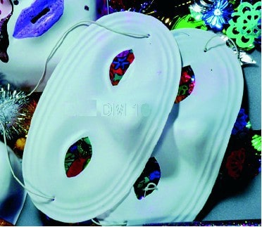 Loups blancs a décorer