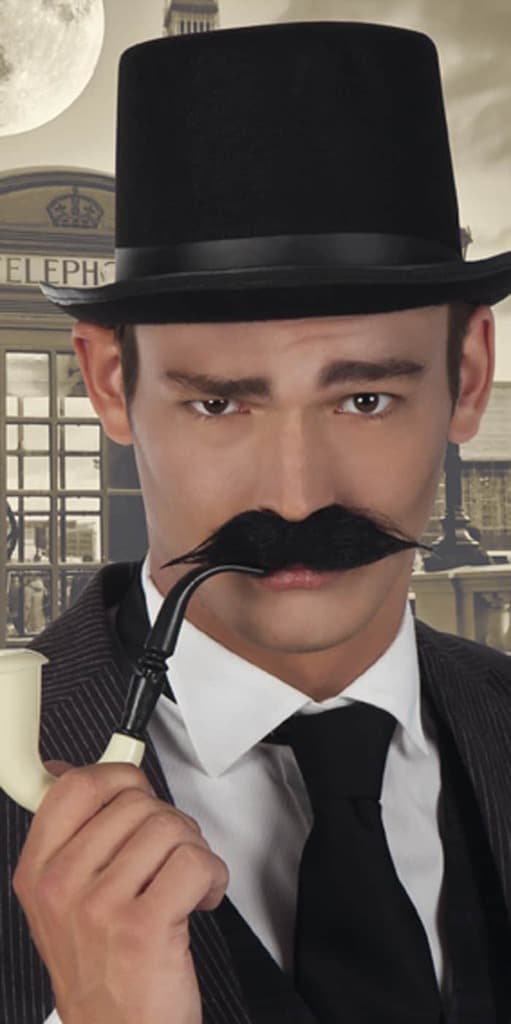 Moustache detective Gentleman