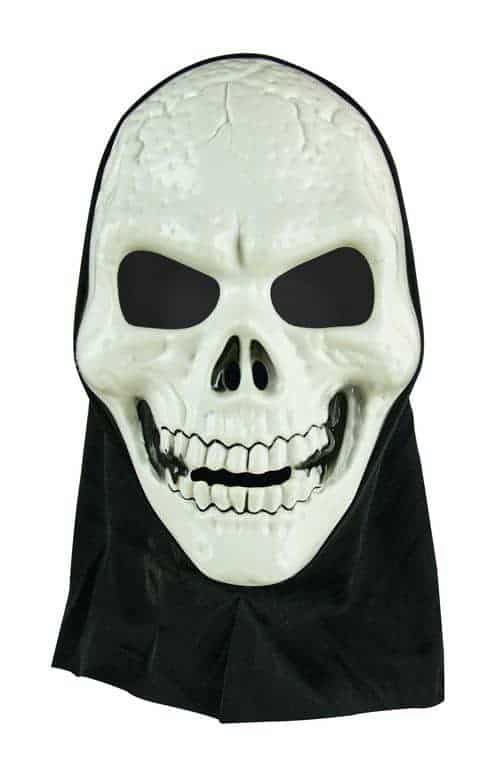 MASQUE DE SQUELETTE (Masque + cagoule)