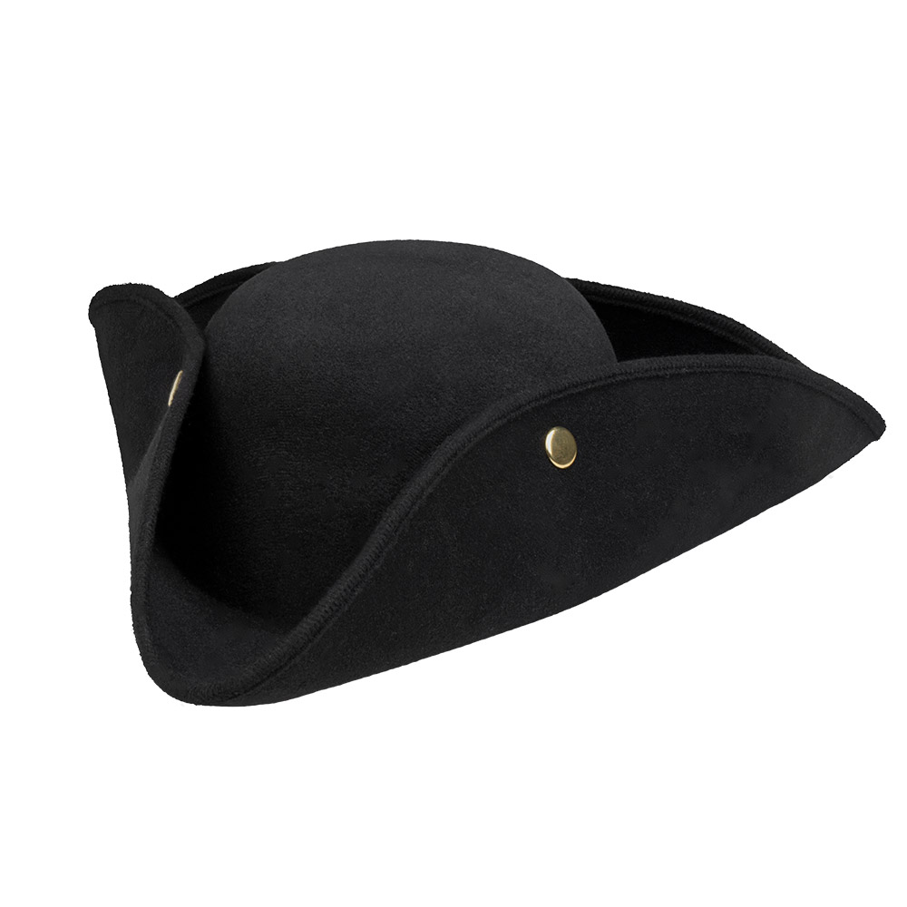 CHAPEAU DE PIRATE (TRICORNE NOIR)
