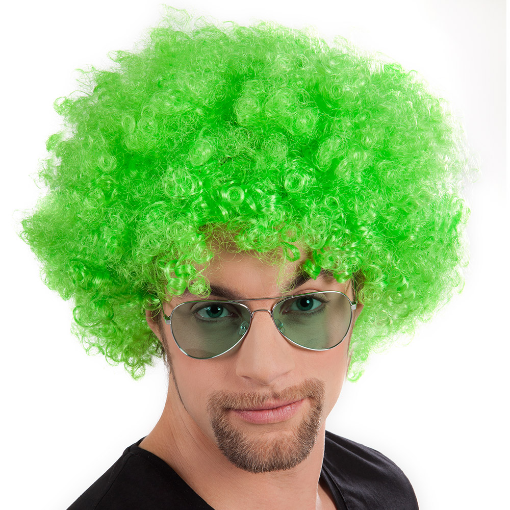 PERRUQUE AFRO VERTE