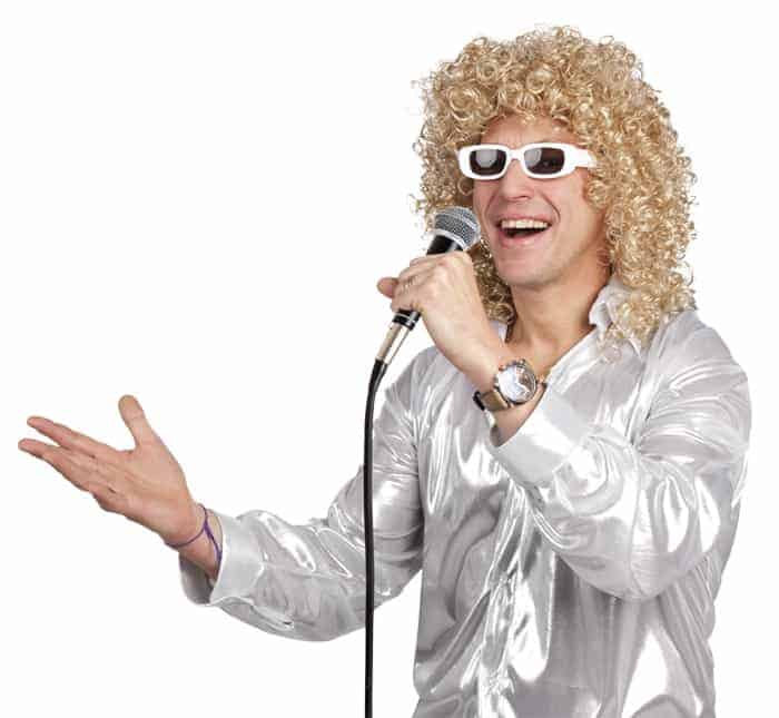 perruque chanteur