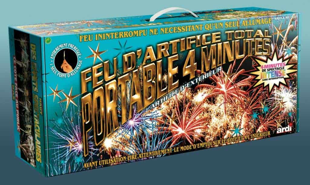 Spectacle pyrotechnique automatique 4 minutes