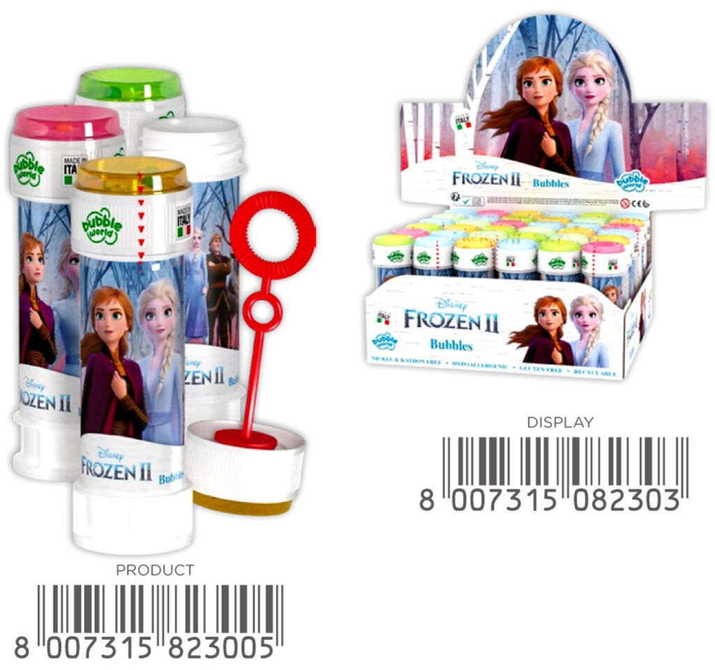 BULLES DE SAVON EN TUBE (Reine des neiges - 60ml)