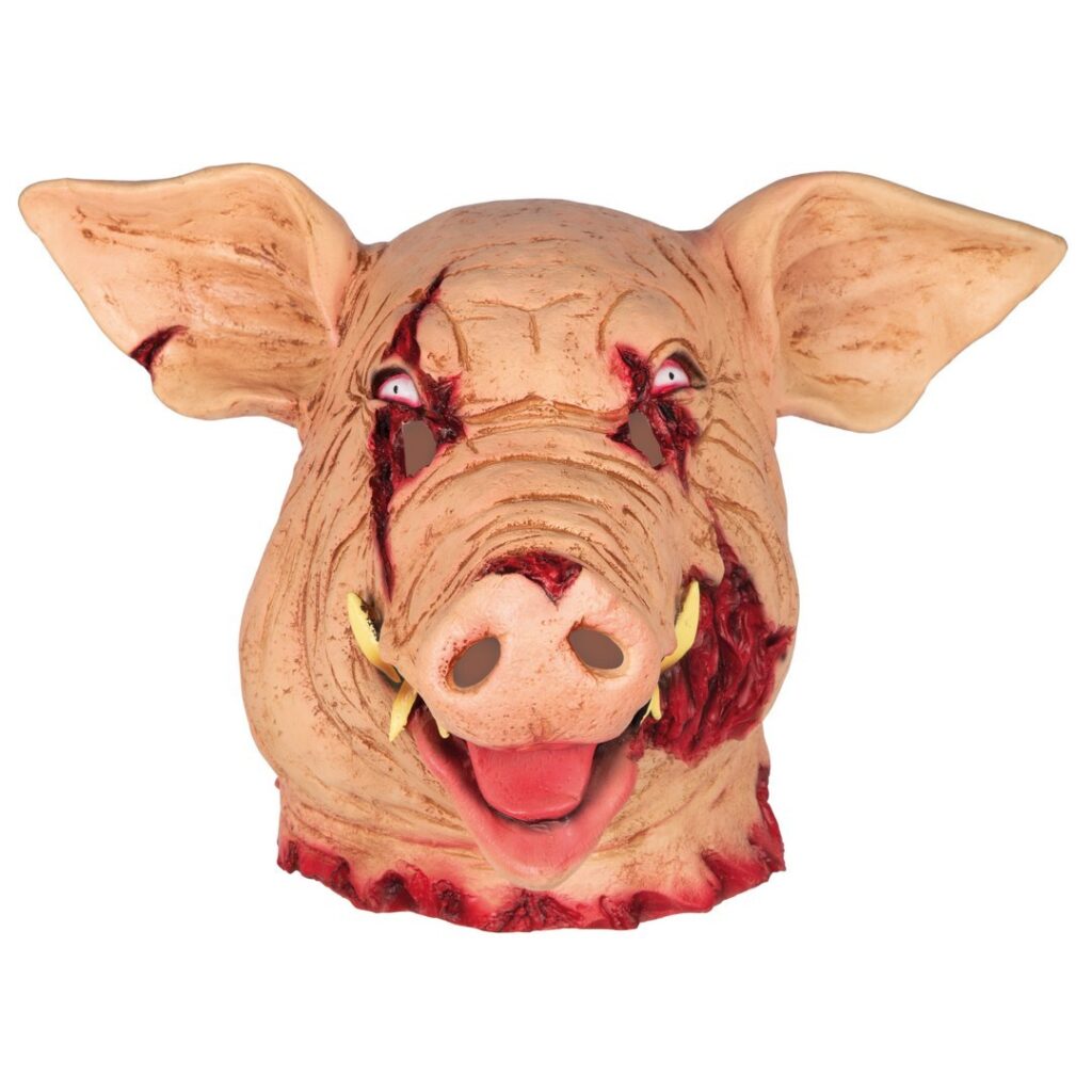 MASQUE COCHON SANGLANT (Masque en latex)