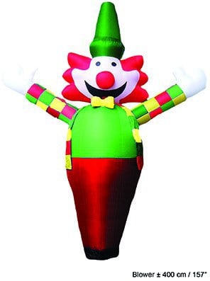 Clown gonflable géant 4m