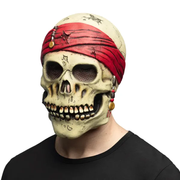 MASQUE DE SQUELETTE (Pirate squelette - Latex)