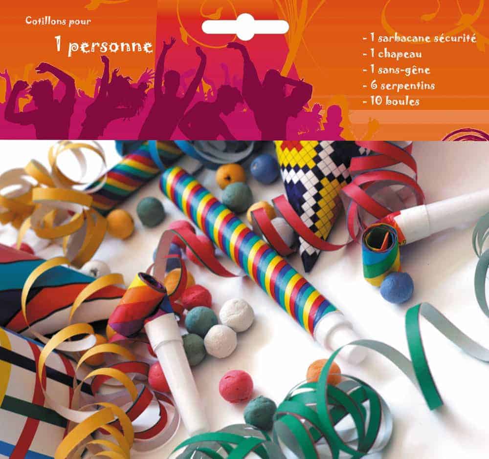 Cotillons 1 personne