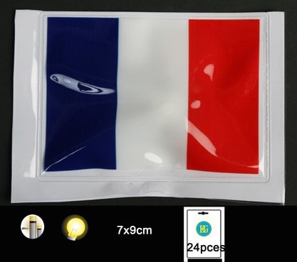 Badge autocollant lumineux