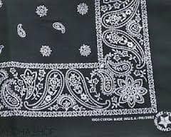 Bandana noir 50 x 50