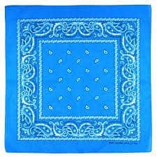 Bandana bleu