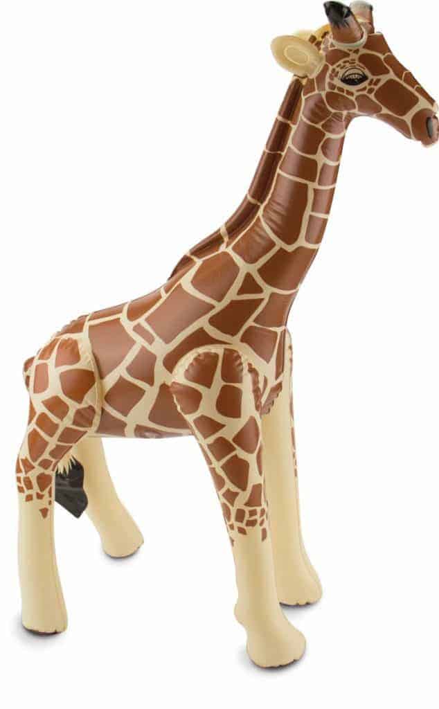 Girafe déco gonflable