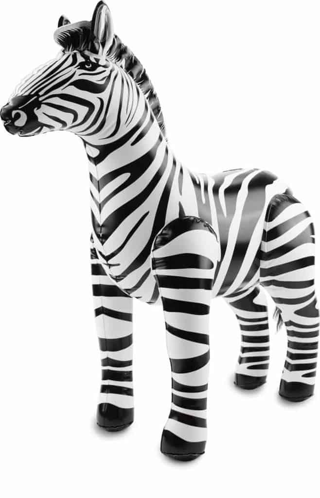 Zebre deco gonflable