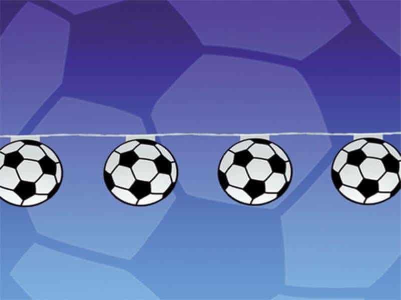 Guirlande ballons de foot