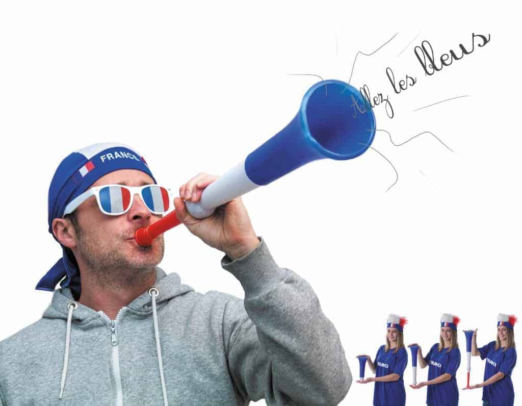 Trompette allez les bleus