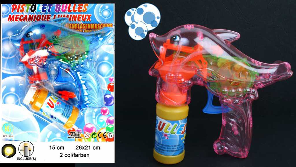 Pistolet dauphin a bulles