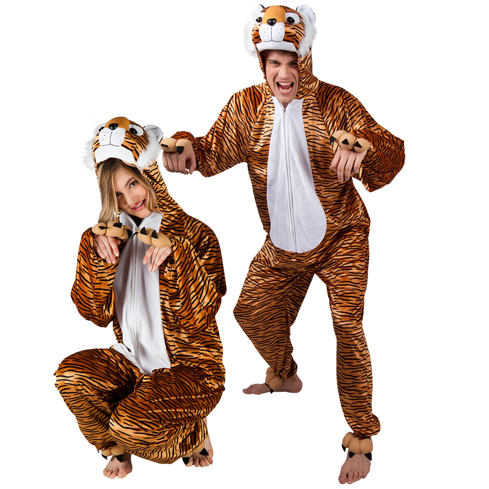 DÉGUISEMENT DE TIGRE (Kigurumi pyjama peluche) Taille adulte - 180 cm