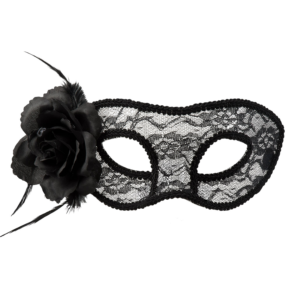 LOUP DE VEUVE NOIRE (Masque en dentelle)