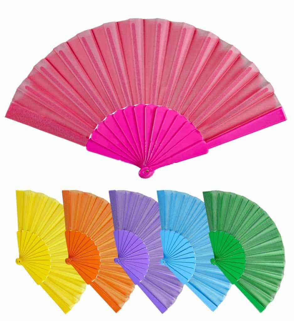 Eventails multicolores