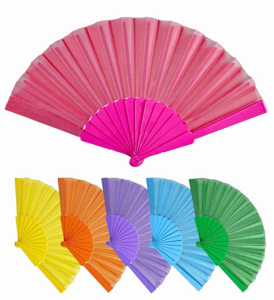 Eventails multicolores