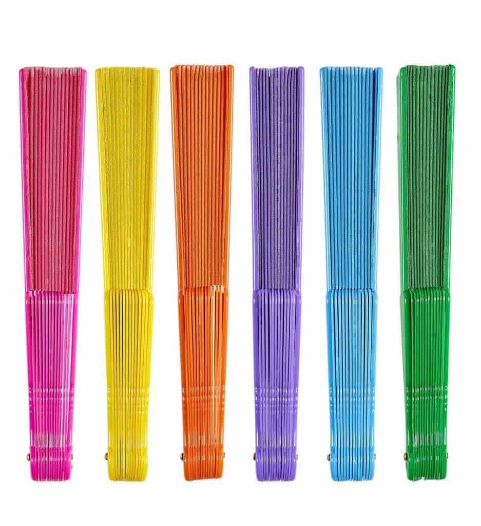ÉVENTAILS FASHION (Assortiment 6 coloris)