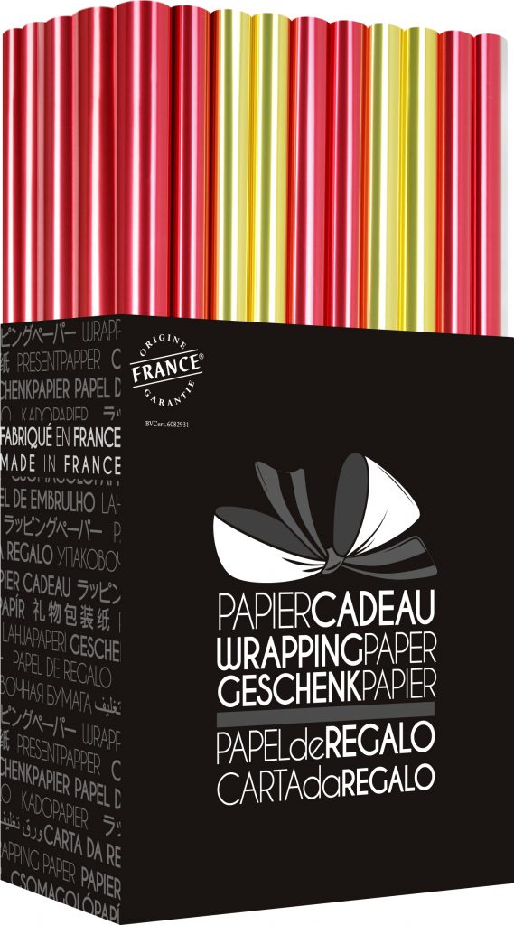 PAPIER CADEAU MÉTALLISÉ