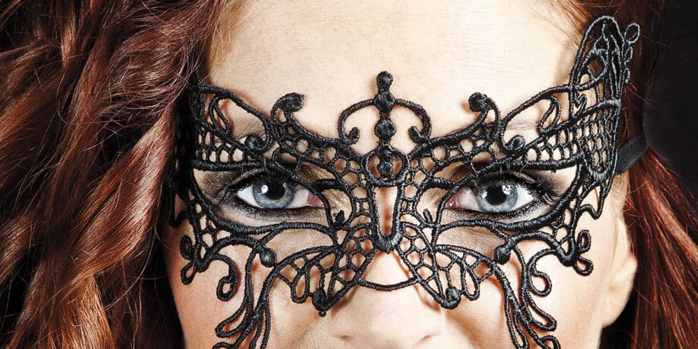 LOUP DENTELLE NOIRE (Masque en dentelle) Assortiment 6 modèles – Image 4
