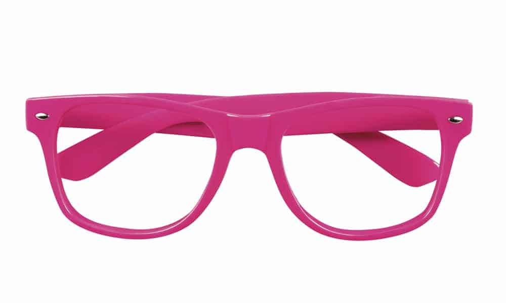 LUNETTES - SANS VERRES (Set 4 paires de lunettes) Monture Rose – Image 3