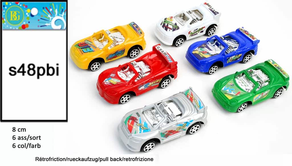 Voiture de course 8 cm