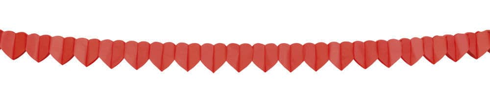 Guirlande coeurs 4 m
