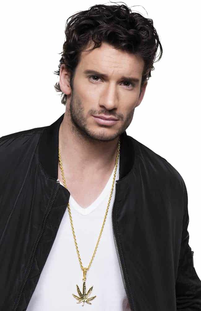 Collier feuille de cannabis